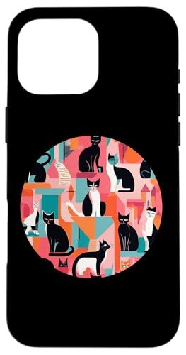 Lustige, moderne Katzen-Looks, Retro-Katzen aus der Mitte des Jahrhunderts Hülle für iPhone 16 Pro Max Lustige, moderne Katzen-Looks, Retro-Katzen aus der Mitte des Jahrhunderts Hülle für iPhone 16 Pro Max von Mid Century Modern Feline Funnies