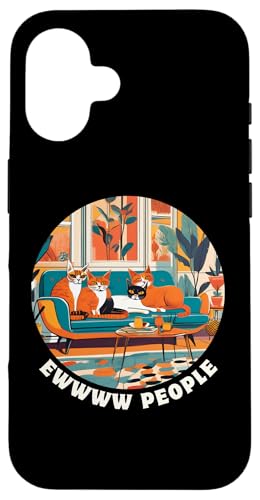 Lustige, moderne Katzen-Looks, Retro-Katzen aus der Mitte des Jahrhunderts Hülle für iPhone 16 Lustige, moderne Katzen-Looks, Retro-Katzen aus der Mitte des Jahrhunderts Hülle für iPhone 16 von Mid Century Modern Feline Funnies