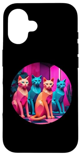Lustige, moderne Katzen-Looks, Retro-Katzen aus der Mitte des Jahrhunderts Hülle für iPhone 16 Lustige, moderne Katzen-Looks, Retro-Katzen aus der Mitte des Jahrhunderts Hülle für iPhone 16 von Mid Century Modern Feline Funnies