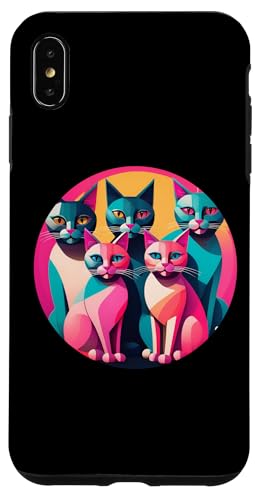 Lustige, moderne Katzen-Looks, Retro-Katzen aus der Mitte des Jahrhunderts Hülle für iPhone XS Max Lustige, moderne Katzen-Looks, Retro-Katzen aus der Mitte des Jahrhunderts Hülle für iPhone XS Max von Mid Century Modern Feline Funnies
