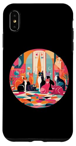 Lustige, moderne Katzen-Looks, Retro-Katzen aus der Mitte des Jahrhunderts Hülle für iPhone XS Max Lustige, moderne Katzen-Looks, Retro-Katzen aus der Mitte des Jahrhunderts Hülle für iPhone XS Max von Mid Century Modern Feline Funnies