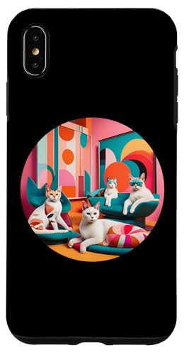 Lustige, moderne Katzen-Looks, Retro-Katzen aus der Mitte des Jahrhunderts Hülle für iPhone XS Max Lustige, moderne Katzen-Looks, Retro-Katzen aus der Mitte des Jahrhunderts Hülle für iPhone XS Max von Mid Century Modern Feline Funnies