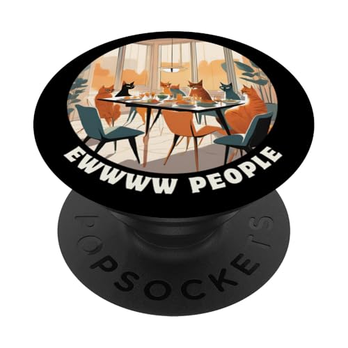 Lustige, moderne Katzen-Looks, Retro-Katzen aus der Mitte des Jahrhunderts PopSockets Klebender PopGrip Lustige, moderne Katzen-Looks, Retro-Katzen aus der Mitte des Jahrhunderts PopSockets Klebender PopGrip von Mid Century Modern Feline Funnies
