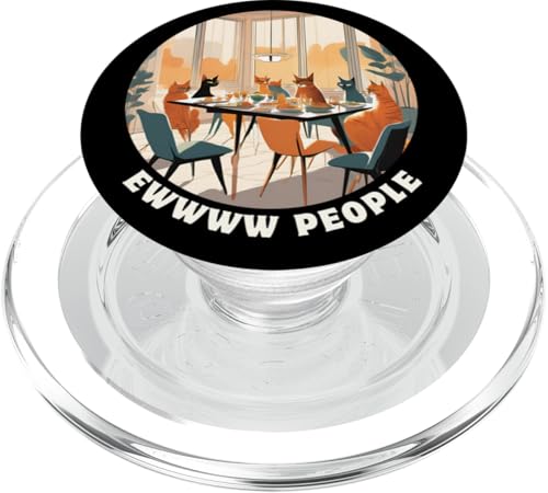 Lustige, moderne Katzen-Looks, Retro-Katzen aus der Mitte des Jahrhunderts PopSockets PopGrip für MagSafe Lustige, moderne Katzen-Looks, Retro-Katzen aus der Mitte des Jahrhunderts PopSockets PopGrip für MagSafe von Mid Century Modern Feline Funnies