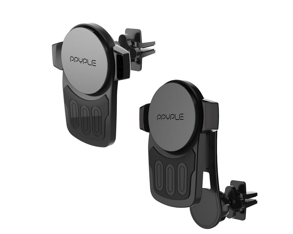 MidGard Ppyple 10W Wireless Lüftung Magnet Auto Halterung für Qi fähigen Handy Smartphone-Halterung, (1-tlg) von MidGard