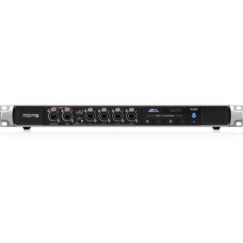 Midas HUB4 Monitor System Hub mit 4 PoE-Anschlüssen für Personal Mixer oder kompatible Stageboxen, 48/44,1 kHz AES50 In und Through, StageConnect und 16-Kanal-Analogausgang Midas HUB4 Monitor System Hub mit 4 PoE-Anschlüssen für Personal Mixer oder kompatible Stageboxen, 48/44,1 kHz AES50 In und Through, StageConnect und 16-Kanal-Analogausgang von Midas
