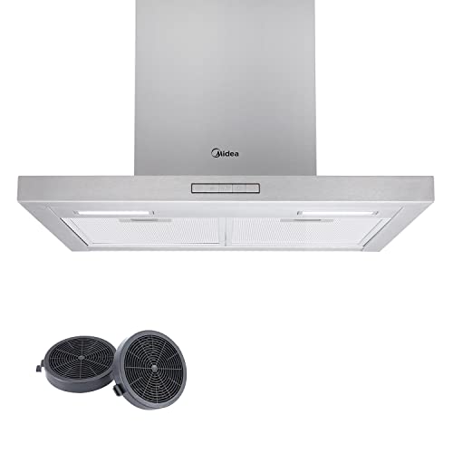 Midea HW 4.60 Wandhaube Dunstabzugshaube 60cm Wandhaube 650m³/h Edelstahl, 4 Geschwindigkeitsstufen, Abzugshaube für Küchen, Dunstabzugshaube mit Filter, Silber Midea HW 4.60 Wandhaube Dunstabzugshaube 60cm Wandhaube 650m³/h Edelstahl, 4 Geschwindigkeitsstufen, Abzugshaube für Küchen, Dunstabzugshaube mit Filter, Silber von Midea
