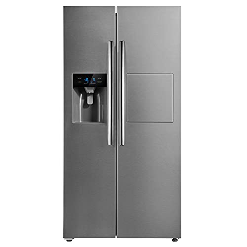 Midea MDRS678FGF02MO Side-by-Side Kühl-/Gefrierkombination/No Frost/mit Barfach und Wasser-/ Eisspender mit Festwasseranschluss/176,5 cm/ 397 kWh/Jahr/ 334 L Kühlteil/182 L Gefrierteil von Midea
