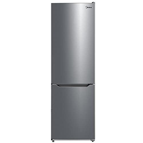 Midea MERB308FGD02 Kühl-/Gefrierkombination/188 cm hoch/186 kWh/Jahr/219 L Kühlteil/83 L Gefrierteil/No Frost/AllAround Cooling/Digital Control Front Inox von Midea