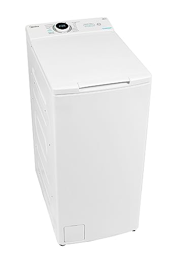 Midea Toplader Waschmaschine MF10ET70B / 7KG / A / 1200 U/min/BLDC Inverter Mortor/Dampffunktion/SoftOpener/XL Türöffnung/Kurz 15'&45' / Mehrere Temperaturoptionen/AquaStop, Weiß Midea Toplader Waschmaschine MF10ET70B / 7KG / A / 1200 U/min/BLDC Inverter Mortor/Dampffunktion/SoftOpener/XL Türöffnung/Kurz 15'&45' / Mehrere Temperaturoptionen/AquaStop, Weiß von Midea