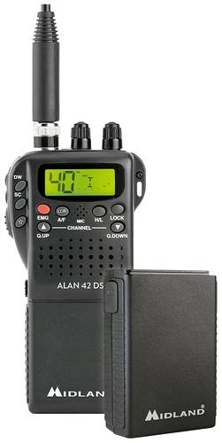 Midland Alan 42 DS Power Bundle C1267.S1 CB-Handfunkgerät Midland Alan 42 DS Power Bundle C1267.S1 CB-Handfunkgerät von Midland