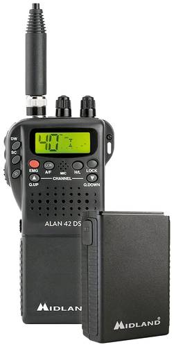 Midland Alan 42 DS Power Bundle C1267.S1 CB-Handfunkgerät von Midland