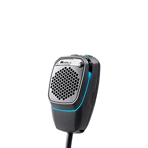 Midland Dual Mike 4 Pin 48 V1 C1283.03 CB Mikrofon + PTT Dual Schwarz von Midland