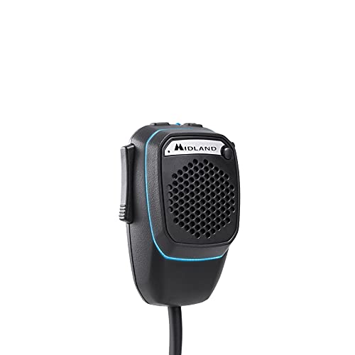 Midland Dual Mike Kit 4 Pin V2, C1283.04, CB Mikrofon + PTT Dual, Bluetooth mit CBTalk App, mit 4 Pin Anschluss von Midland
