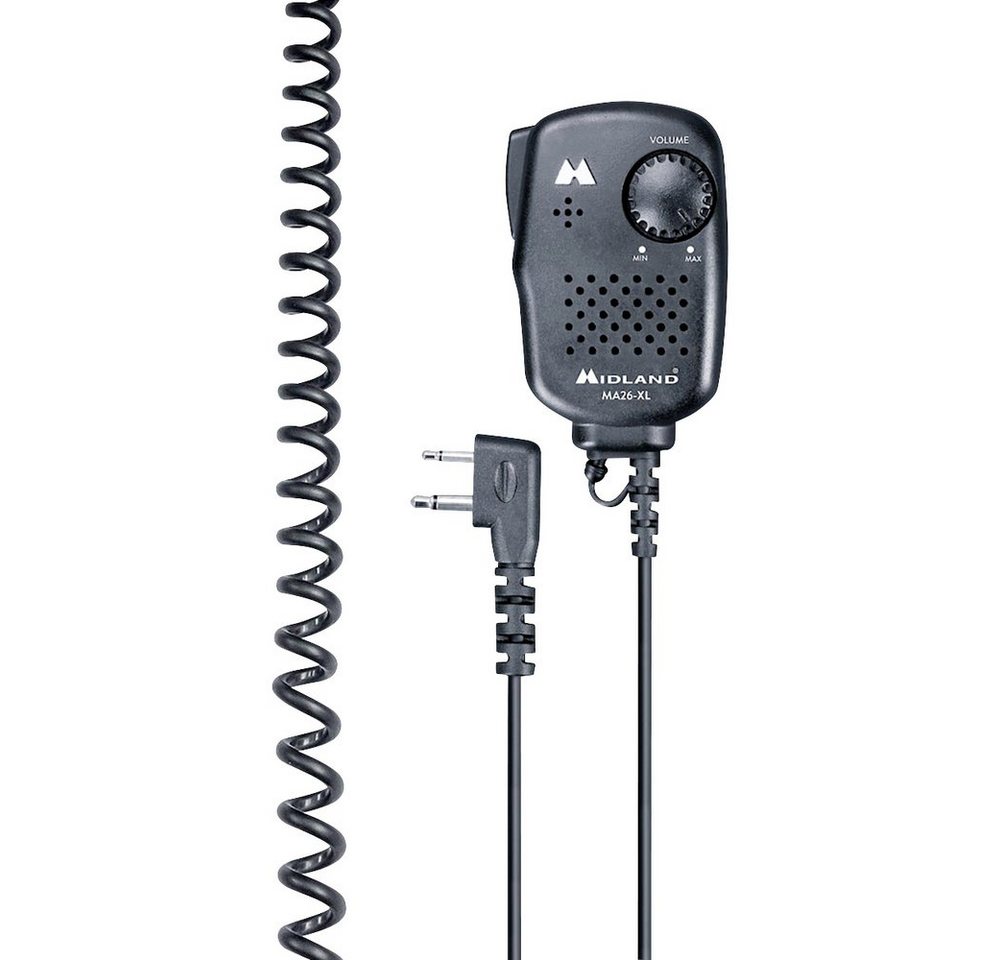 Midland Funkgerät Midland Mikrofon MA 26-XL Mini-Lautsprechermikrofon C515.05 Midland Funkgerät Midland Mikrofon MA 26-XL Mini-Lautsprechermikrofon C515.05 von Midland