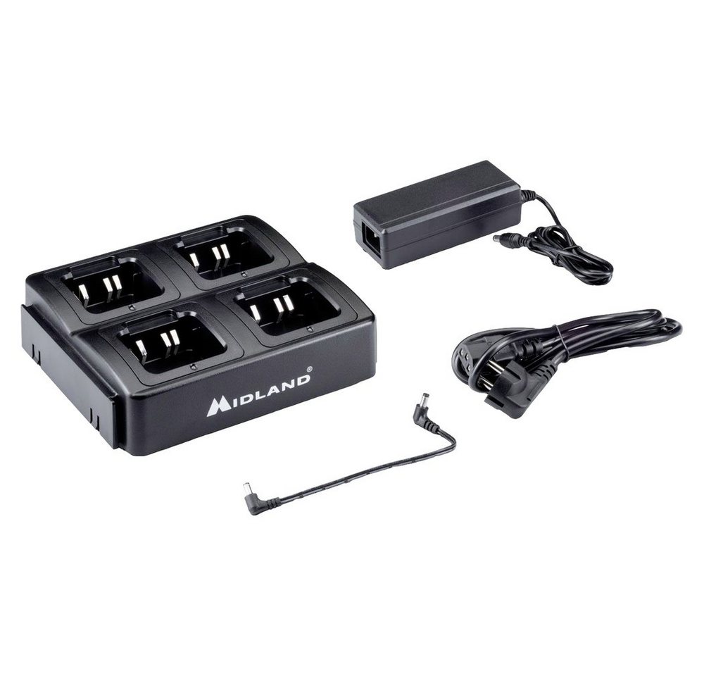 Midland Funkgerät Midland Tischlader 4fach Standlader für G13, G10 Pro, CA-G13 C1541.01 Midland Funkgerät Midland Tischlader 4fach Standlader für G13, G10 Pro, CA-G13 C1541.01 von Midland