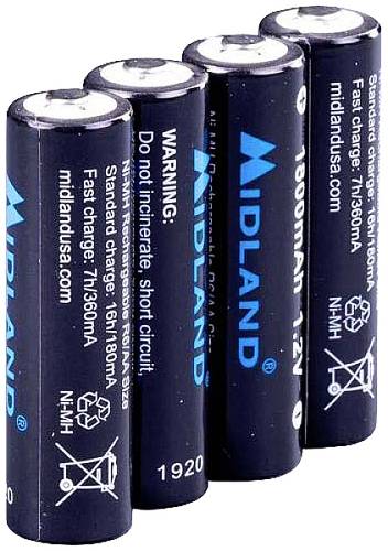 Midland Funkgeräte-Akku 1.2V 1800 mAh von Midland