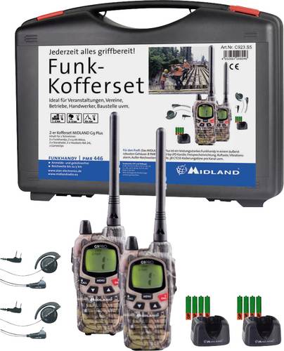 Midland G9 Pro C923.S5 PMR-Funkgerät Midland G9 Pro C923.S5 PMR-Funkgerät von Midland