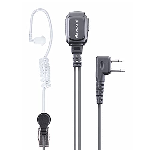 Midland MA31-L, Mono-Headset mit Pneumatischem Mikrofon, Funk-Zubehör mit Dual Jack/Pin, PTT- und VOX-Umschaltung Midland MA31-L, Mono-Headset mit Pneumatischem Mikrofon, Funk-Zubehör mit Dual Jack/Pin, PTT- und VOX-Umschaltung von Midland