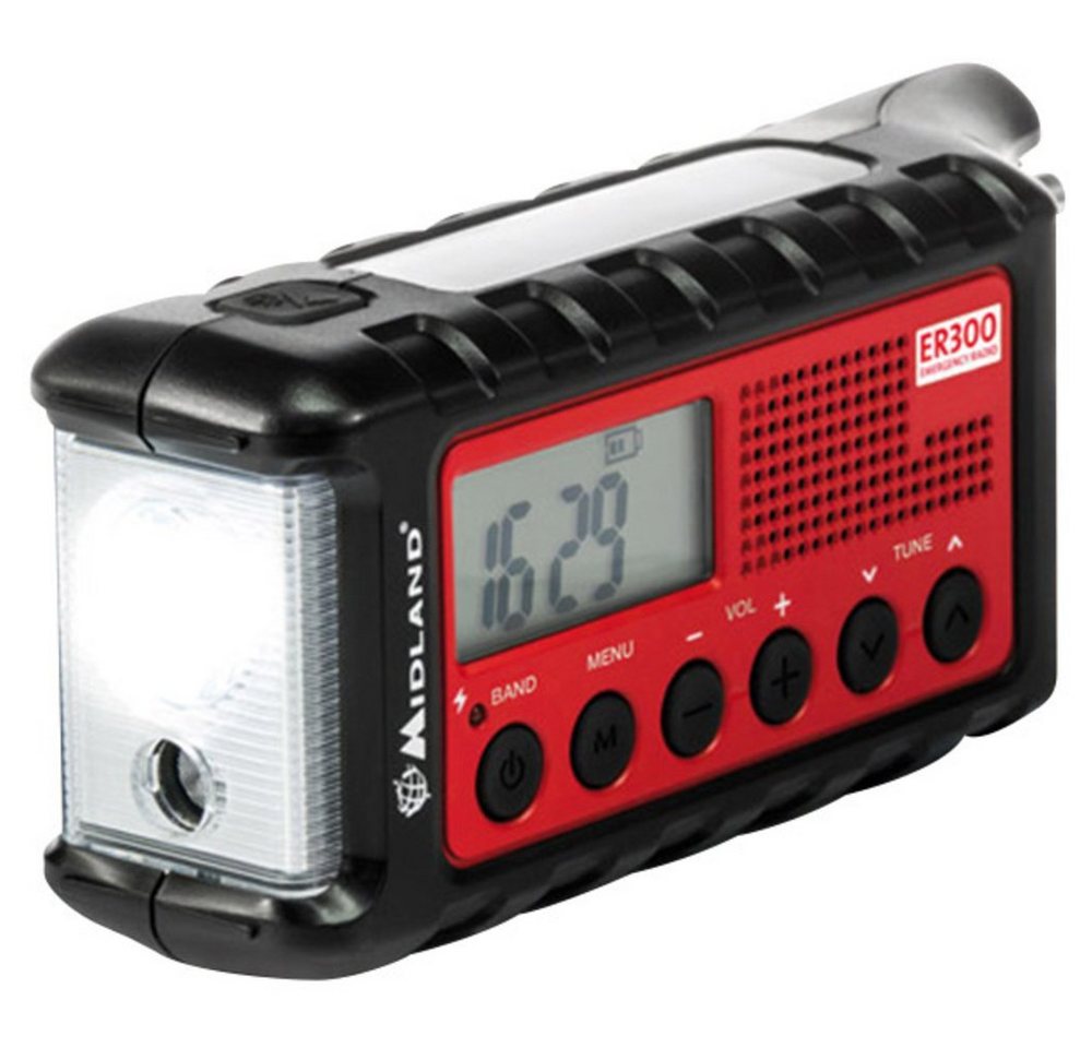 Midland Midland C1173 Outdoorradio UKW Notfallradio Taschenlampe, wiederaufla Radio von Midland