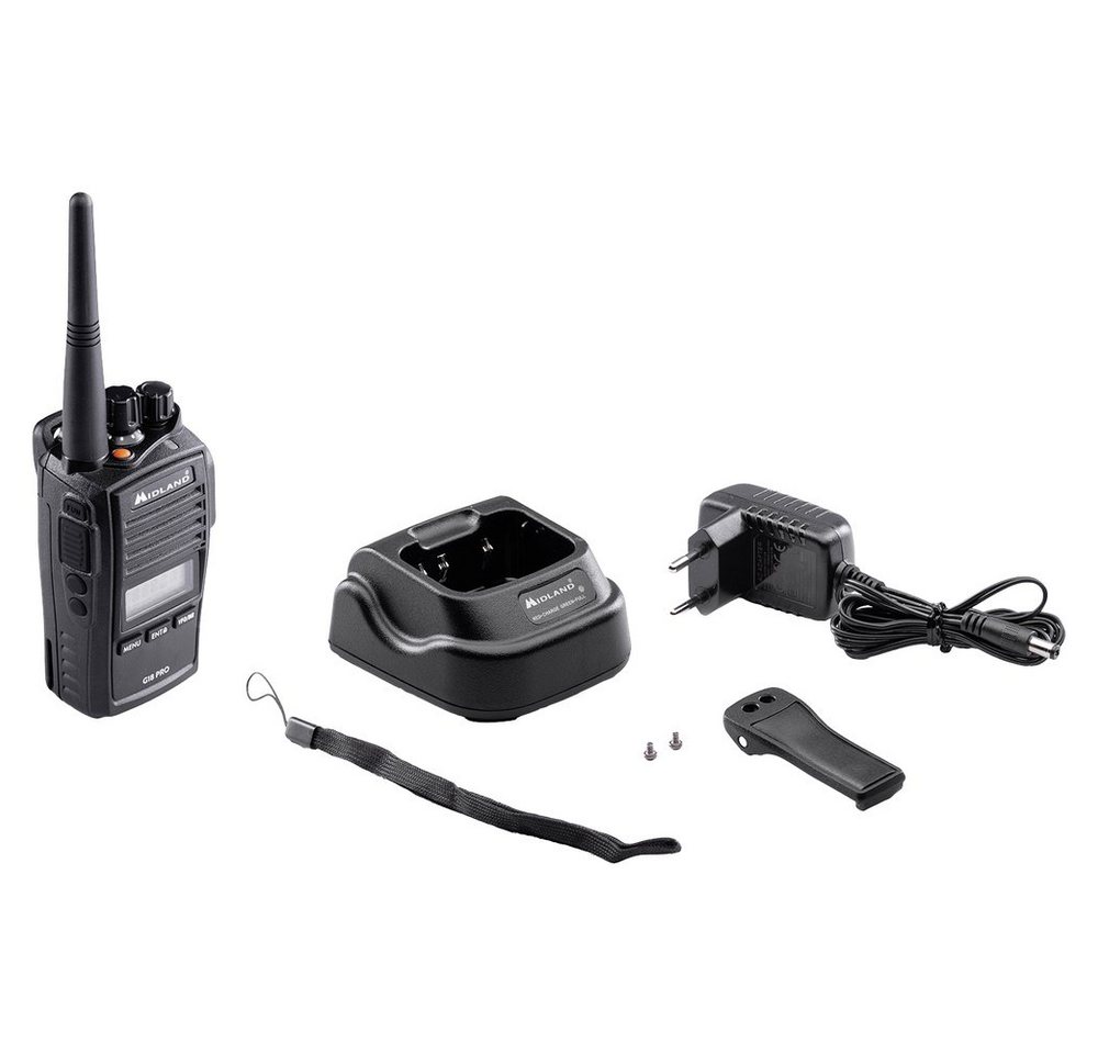 Midland Walkie Talkie Midland G18 Pro PMR C1145.02 PMR-Funkgerät 1er Set Midland Walkie Talkie Midland G18 Pro PMR C1145.02 PMR-Funkgerät 1er Set von Midland