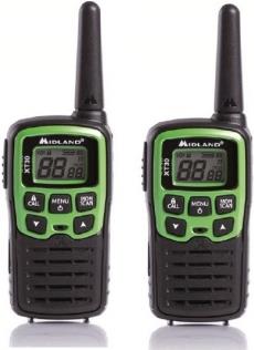 Midland XT30 16channels 446.00625 - 446.09375MHz Schwarz - Grün Funksprechgerät (C1177) von Midland