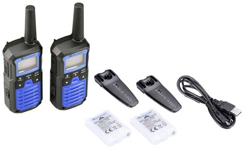 Midland XT50 Pro Paar Blau C1464 PMR/LPD-Handfunkgerät 2er Set von Midland