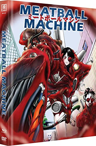 Meatball Machine (2005) Uncut - Blu-ray + DVD Mediabook Cover "D" Limited Edition 250 Stück - Ein Splatterfest von Yudai Yamaguchi & Jun’ichi Yamamoto von Midori-Impuls