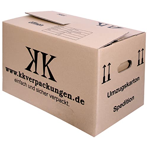 10x Profi Umzugskartons Midori XXL 660 x 360 x 405mm 50Kg Belastbarkeit 2-WELLIG von Midori