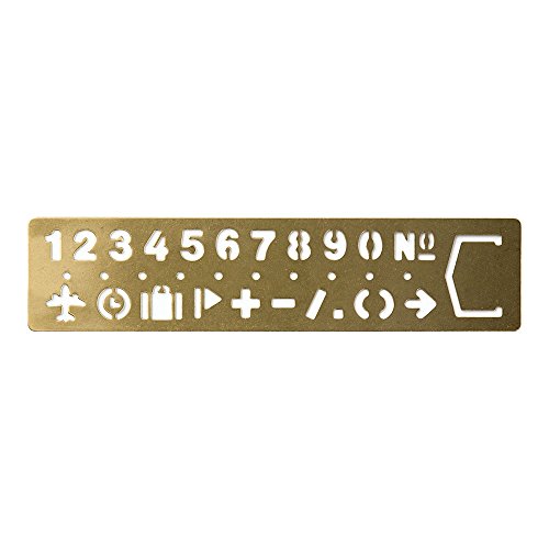 Midori Lesezeichen aus Messing, Nummer (42168006) von Midori