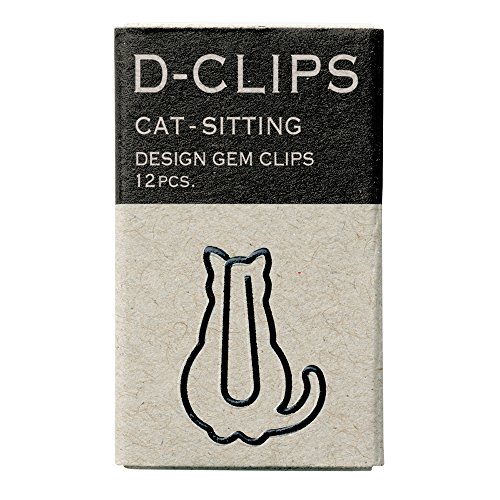 Midori Mini D-Clip Klammer"Katze sitzend" von Midori