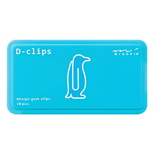Midori Paperclip Pinguin 20 Büroklammern 43392-006 von Midori