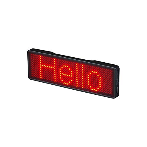 Bluetooth-LED-Namensschild Verbesserte kabellose Bluetooth-LED-Namensschild Wiederaufladbare Namensschild Karte für die Party Bar-Ausstellung im Hotel Restaurant Shop von MidoriMori