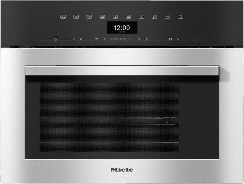 DGM 7340 Einbau-Dampfgarer mit Mikrowelle edelstahl/cleansteel von Miele