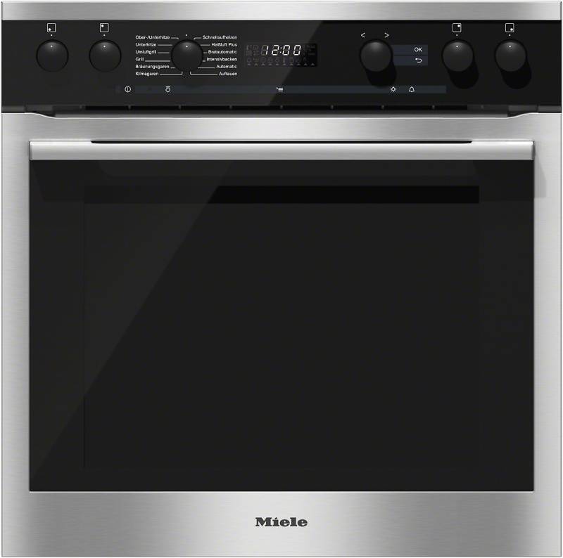 H 6167 E Einbau Elektro-Herd edelstahl/cleansteel / A+ von Miele
