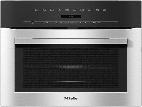 H 7140 BM Einbaubackofen edelstahl/cleansteel von Miele