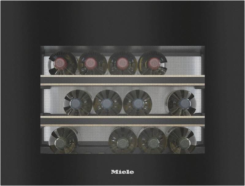 KWT 7112 iG Einbau-Weintemperierschrank obsidianschwarz / G von Miele