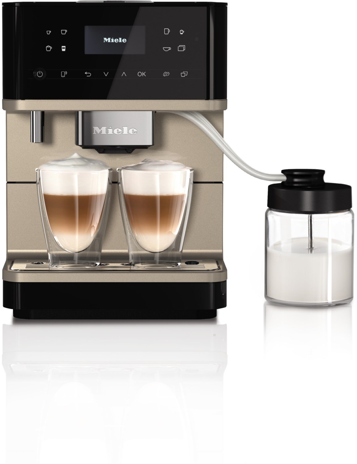 Miele Stand-Kaffeevollautomat CM 6360 MilkPerfection CleanSteelMetallic von Miele