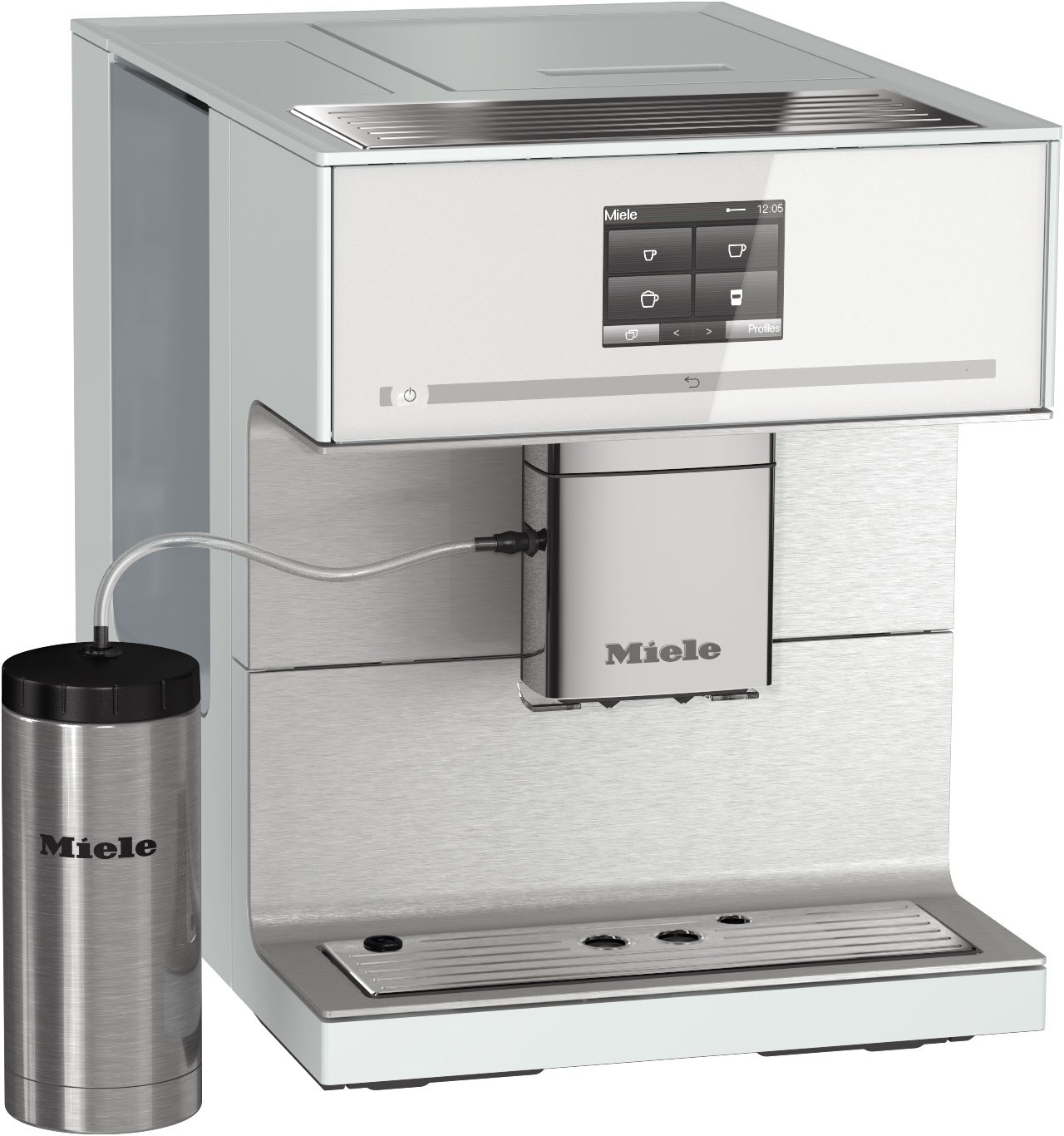 Miele Stand-Kaffeevollautomat CM 7350 CoffeePassion Brilliantweiß von Miele