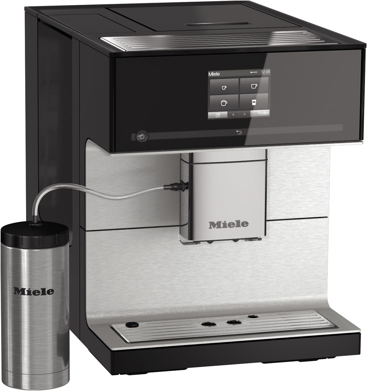 Miele Stand-Kaffeevollautomat CM 7350 CoffeePassion Obsidianschwarz von Miele