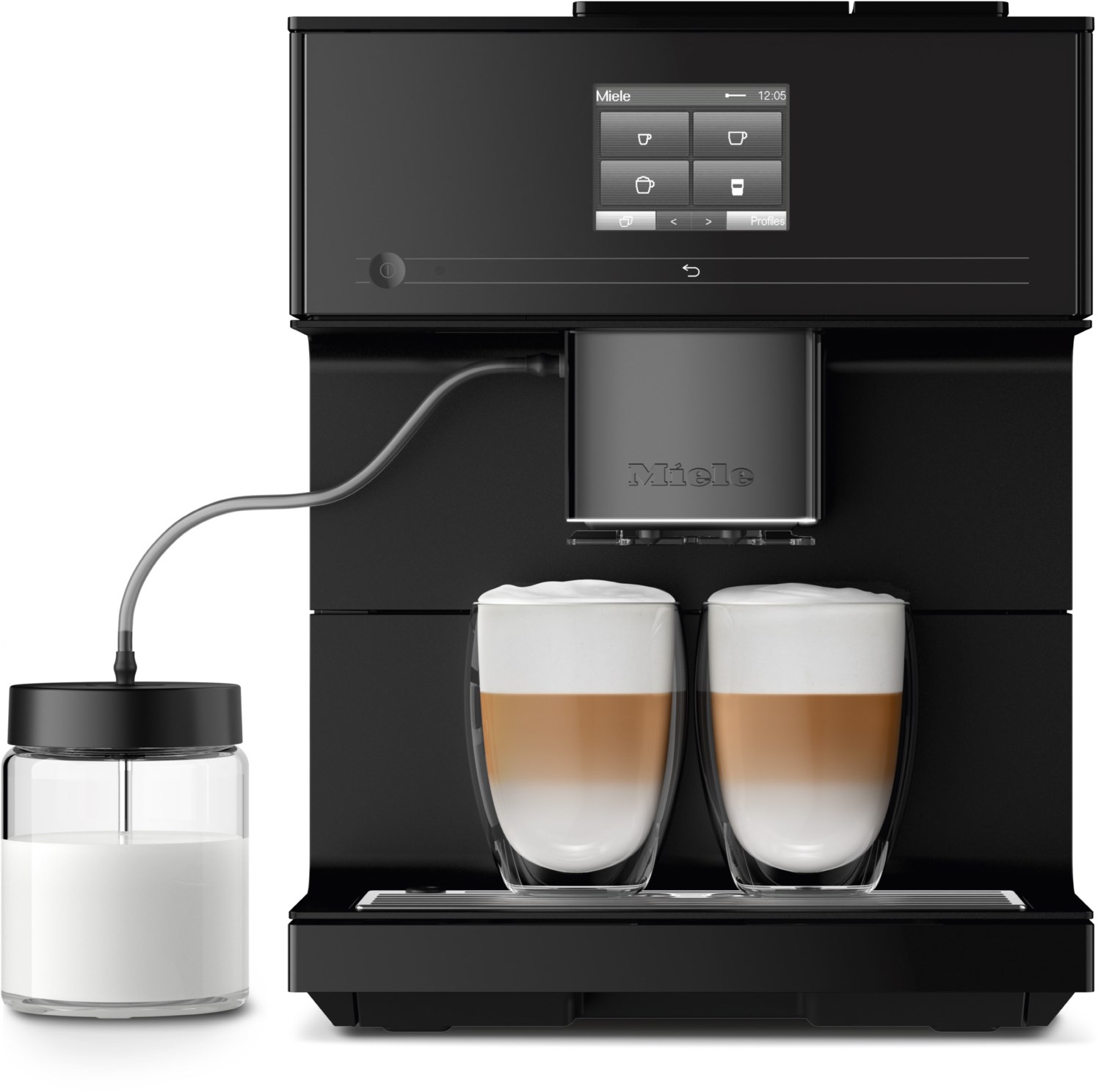 Miele Stand-Kaffeevollautomat CM 7750 Obsidianschwarz matt - 125 Edition von Miele