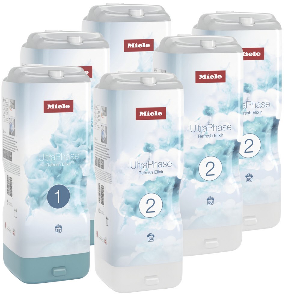 Set 6 UltraPhase Refresh Elixir Waschmittel Set 6 UltraPhase Refresh Elixir Waschmittel von Miele