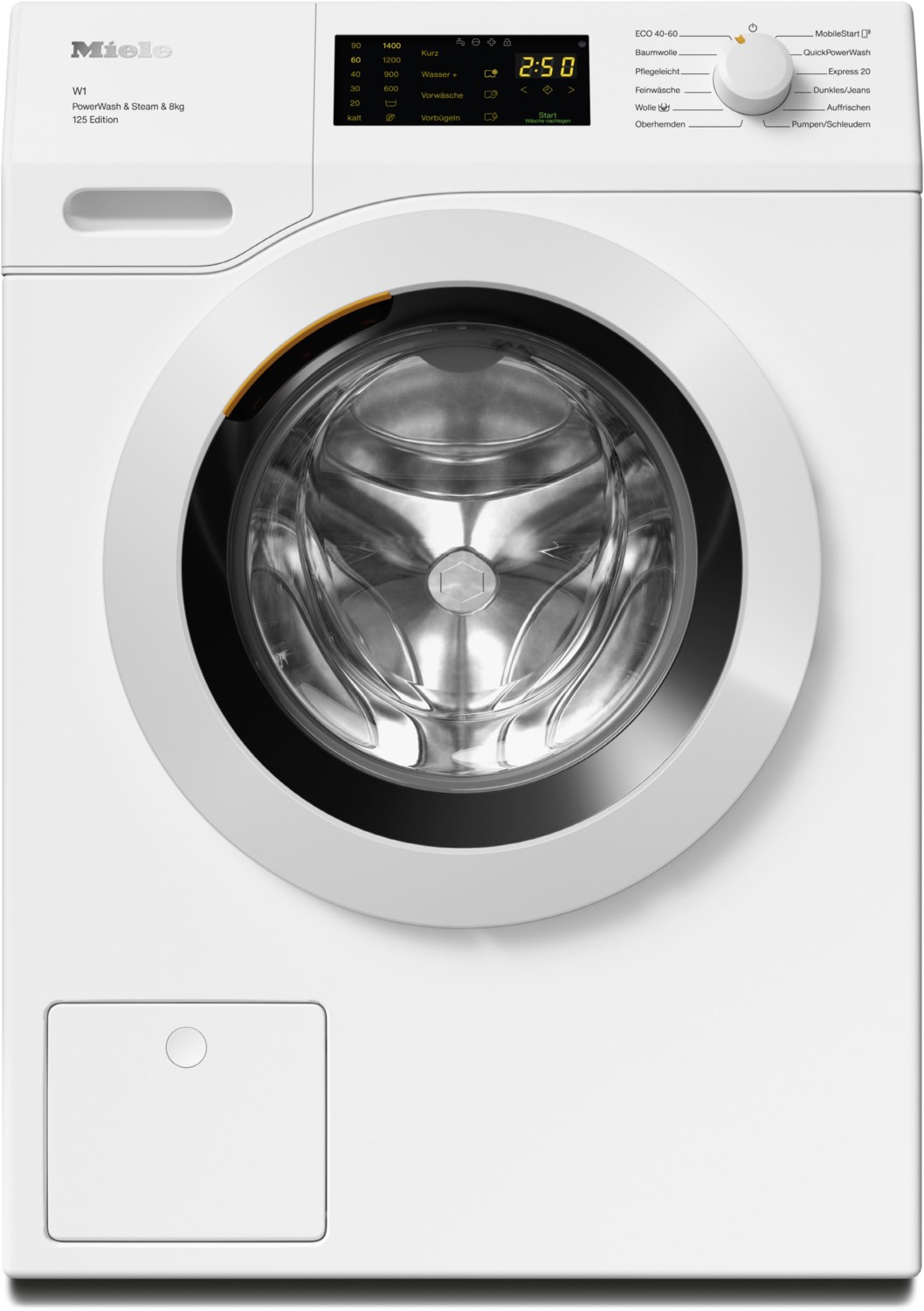 WCB 390 WPS 125 Edition Stand-Waschmaschine-Frontlader lotosweiß / A von Miele