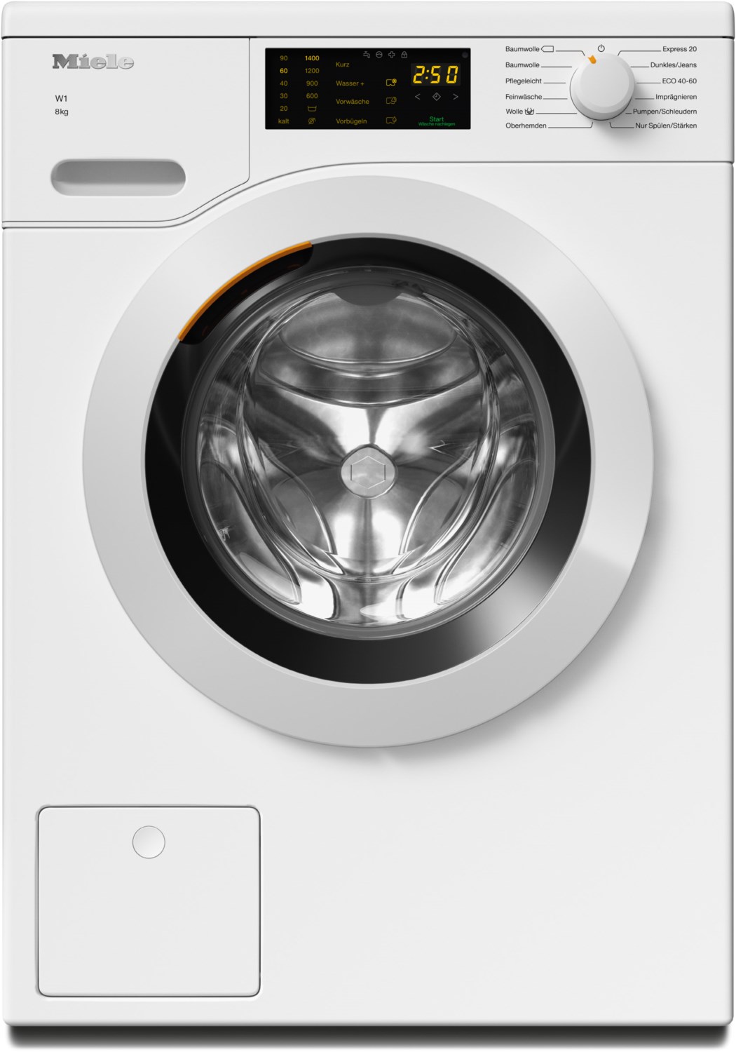 WCD 120 WPS Stand-Waschmaschine-Frontlader lotosweiß / A von Miele