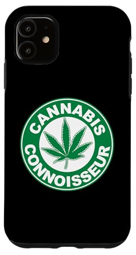 Hülle für iPhone 11 Cannabis Connoisseur von Miftees 420 Tees