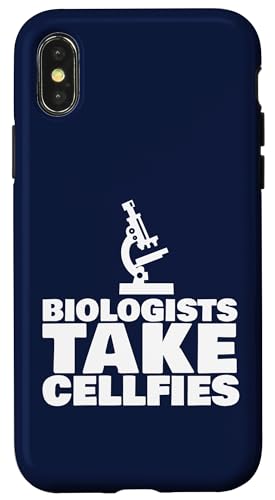 Biologists take Cellfies Hülle für iPhone X/XS von Miftees Biology Tees
