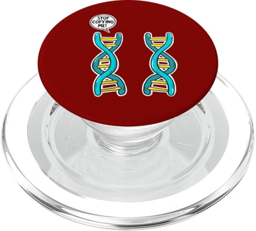 DNA Stop Copying Me DNA PopSockets PopGrip für MagSafe von Miftees Biology Tees