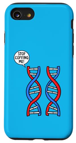 DNA Stop Copying Me Hülle für iPhone SE (2020) / 7 / 8 von Miftees Biology Tees