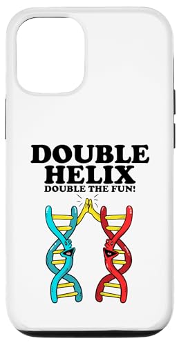 Double the Fun Double Helix DNA Hülle für iPhone 12/12 Pro von Miftees Biology Tees