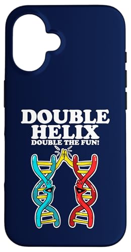 Double the Fun Double Helix DNA Hülle für iPhone 16 Double the Fun Double Helix DNA Hülle für iPhone 16 von Miftees Biology Tees